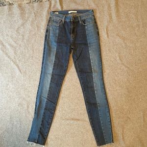 Two tone jeans